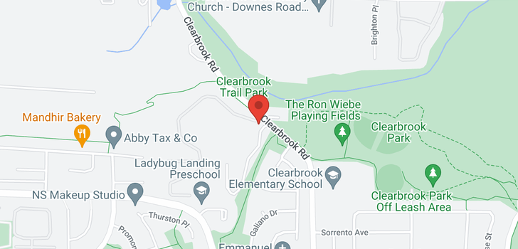 map of 24 3755 CLEARBROOK ROAD
